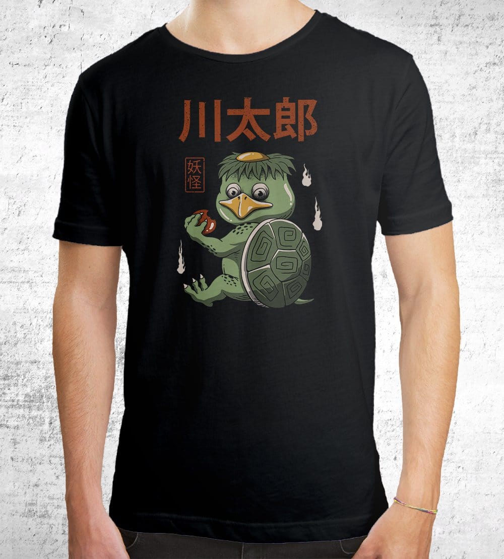 Yokai Turtle T-Shirts by Vincent Trinidad - Pixel Empire