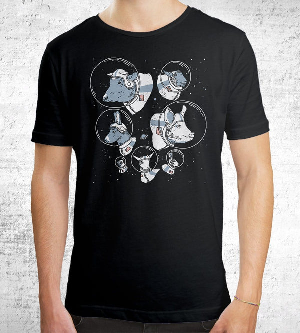 Space Animals T-Shirts by Ronan Lynam - Pixel Empire