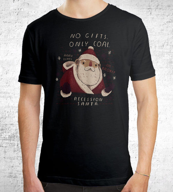 Recession Santa T-Shirts by Louis Roskosch - Pixel Empire