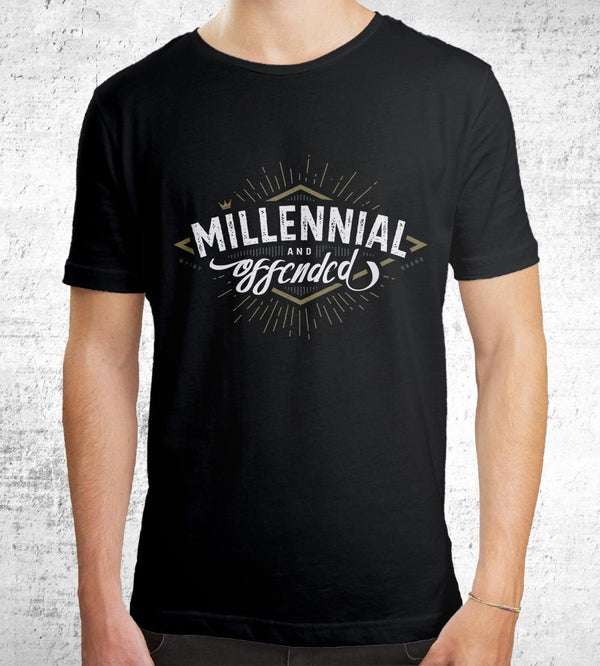 Millennial and Offended T-Shirts by Barrett Biggers - Pixel Empire