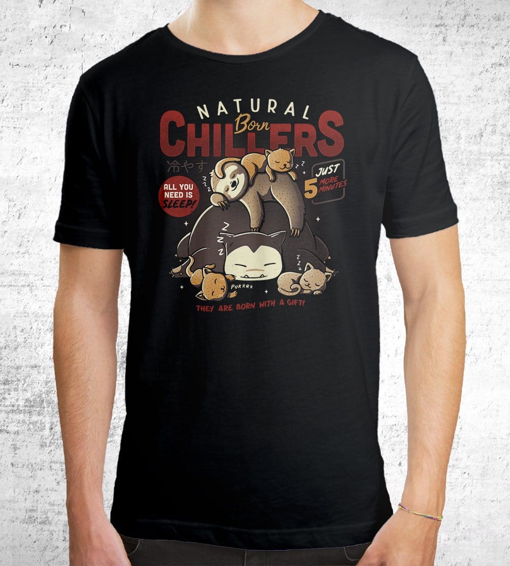 Natural Born Chillers T-Shirts by Eduardo Ely - Pixel Empire