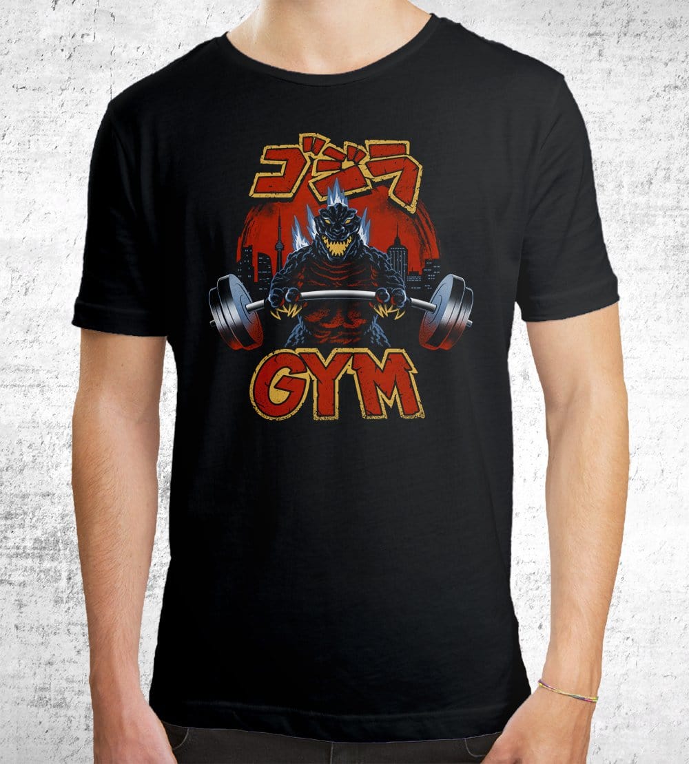 Zilla Gym T-Shirts by Vincent Trinidad - Pixel Empire