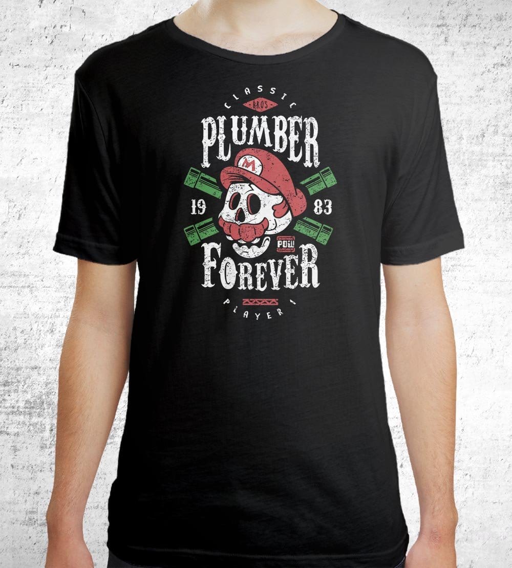 Plumber Forever T-Shirts by Olipop - Pixel Empire