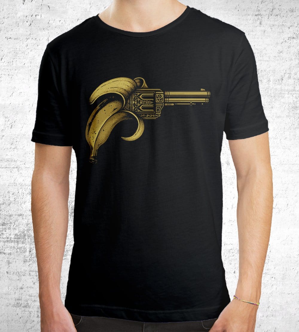 Banana Gun T-Shirts by Enkel Dika - Pixel Empire