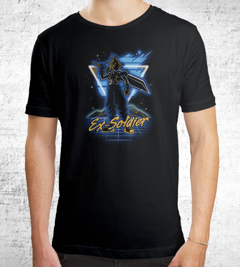 Retro Ex-soldier T-Shirts by Olipop - Pixel Empire