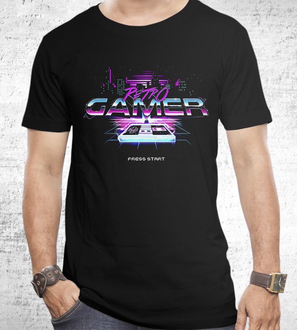 Retro Gamer T-Shirts by Barrett Biggers - Pixel Empire