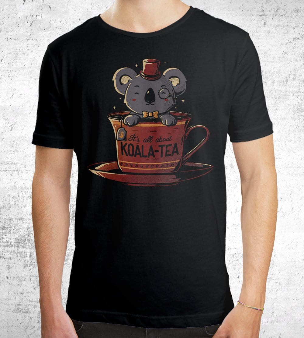 Koala Tea T-Shirts by Eduardo Ely - Pixel Empire