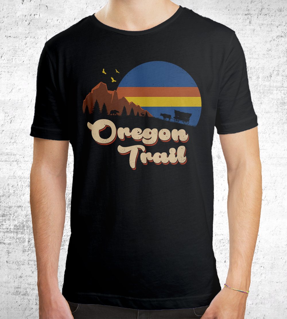 Retro Oregon Trail T-Shirts by Vincent Trinidad - Pixel Empire