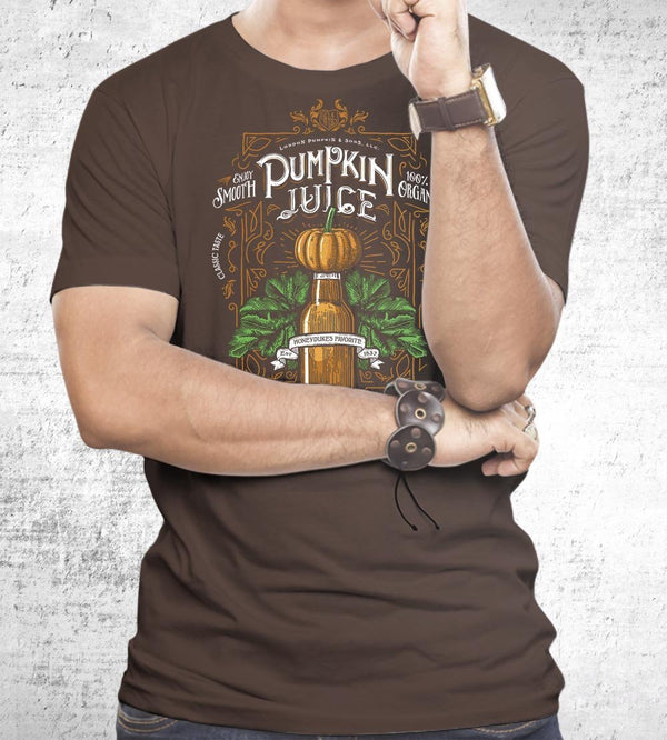Pumpkin Juice T-Shirts by Barrett Biggers - Pixel Empire