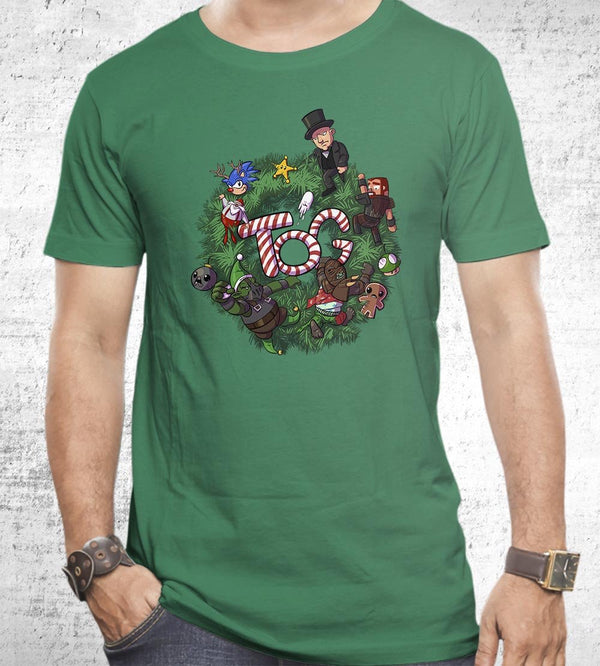 Christmas Wreathe T-Shirts by Tear of Grace - Pixel Empire