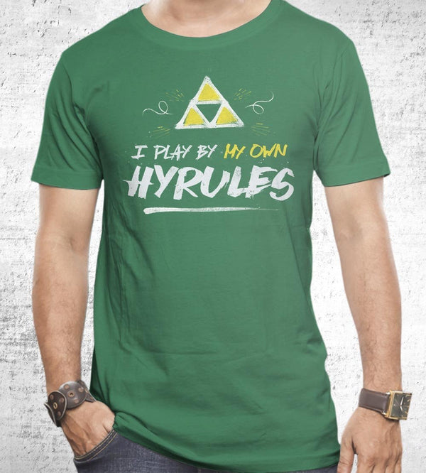 I Play By My Own Hyrules T-Shirts by Barrett Biggers - Pixel Empire