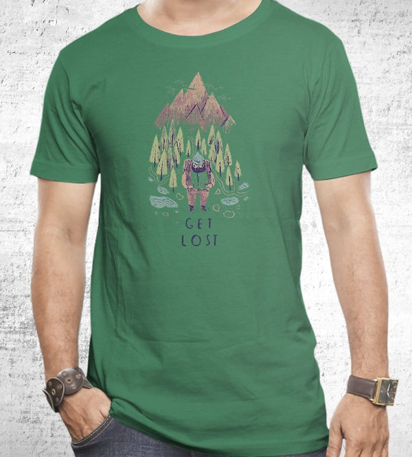 Get Lost T-Shirts by Louis Roskosch - Pixel Empire