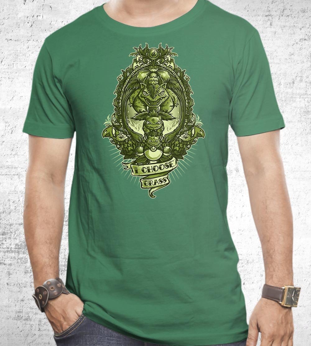 I Choose Grass T-Shirts by Juan Manuel Orozco - Pixel Empire