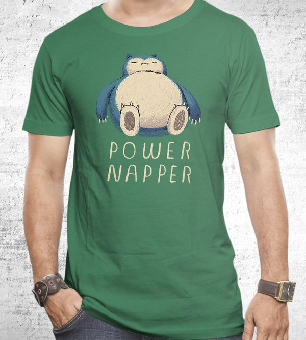 Power Napper T-Shirts by Louis Roskosch - Pixel Empire