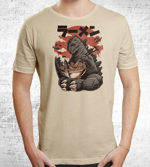 Kaijus Ramen T-Shirts by Ilustrata - Pixel Empire