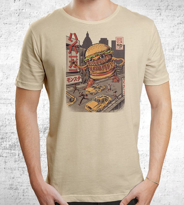Burgerzilla T-Shirts by Ilustrata - Pixel Empire