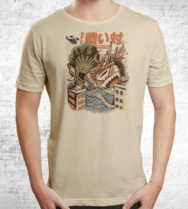 Broccoli Vs Ramen T-Shirts by Ilustrata - Pixel Empire