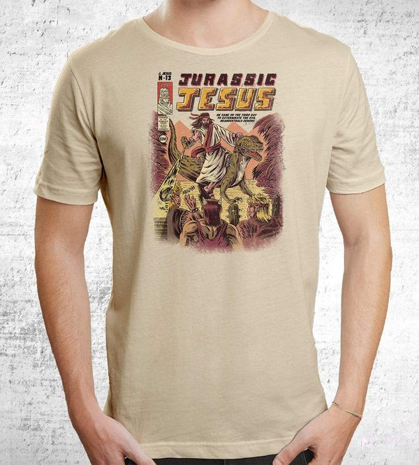Jurassic Jesus T-Shirts by Ilustrata - Pixel Empire