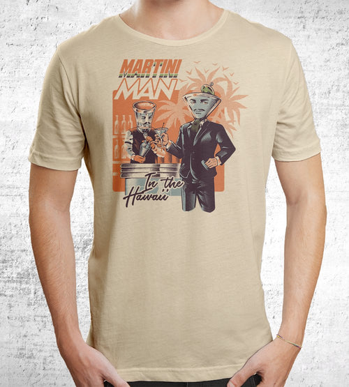Martini Man T-Shirts by Ilustrata - Pixel Empire