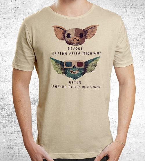 Gremlins Before And After T-Shirts by Louis Roskosch - Pixel Empire