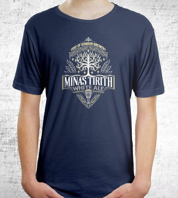 Minas Tirith White Ale T-Shirts by Cory Freeman Design - Pixel Empire