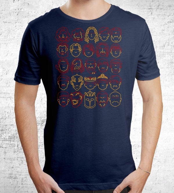 Game Of Profiles T-Shirts by COD Designs - Pixel Empire