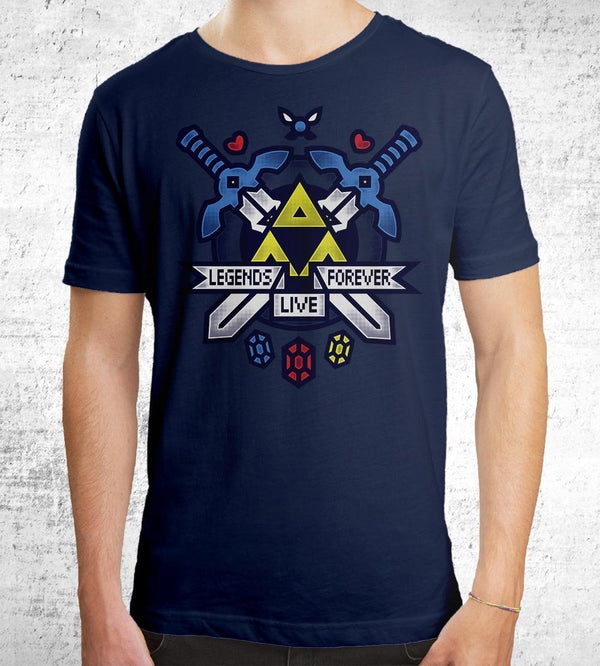 Legends Live Forever T-Shirts by COD Designs - Pixel Empire