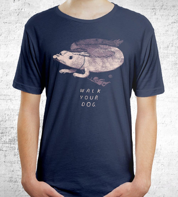 Walk Your Dog T-Shirts by Louis Roskosch - Pixel Empire