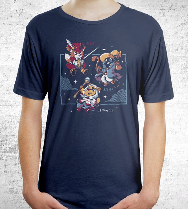 Three Little Mages T-Shirts by Ilustrata - Pixel Empire