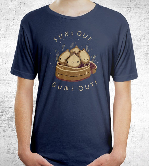 Suns Out Buns Out T-Shirts by Louis Roskosch - Pixel Empire