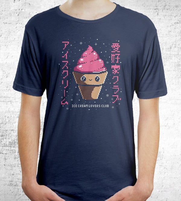 Ice Cream Lovers Club T-Shirts by Ilustrata - Pixel Empire