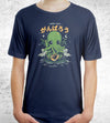 Good Luck Cthulhu T-Shirts by Ilustrata - Pixel Empire