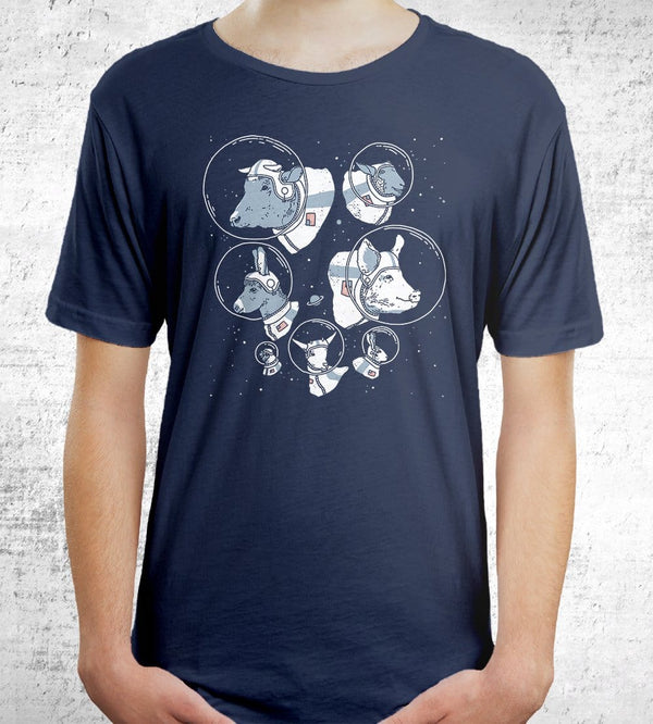 Space Animals T-Shirts by Ronan Lynam - Pixel Empire