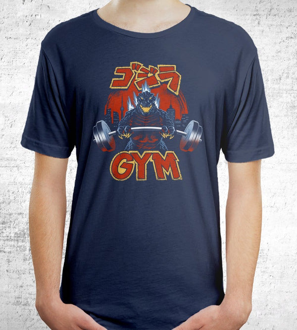 Zilla Gym T-Shirts by Vincent Trinidad - Pixel Empire