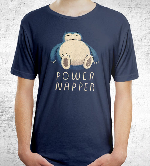 Power Napper T-Shirts by Louis Roskosch - Pixel Empire
