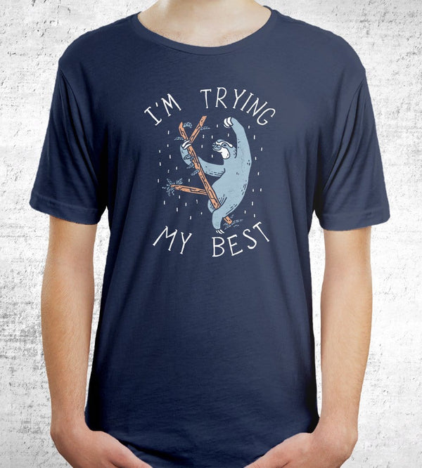I'm Trying My Best T-Shirts by Ronan Lynam - Pixel Empire
