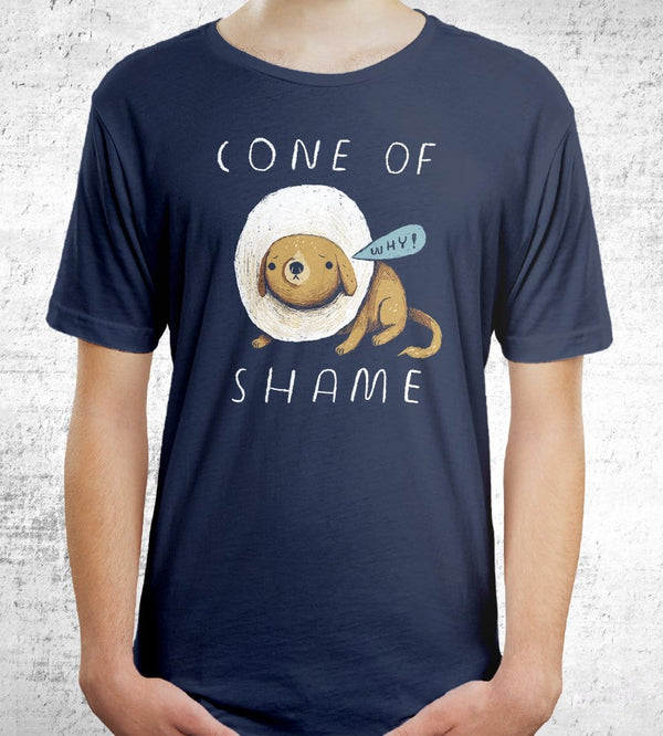 Cone Of Shame T-Shirts by Louis Roskosch - Pixel Empire