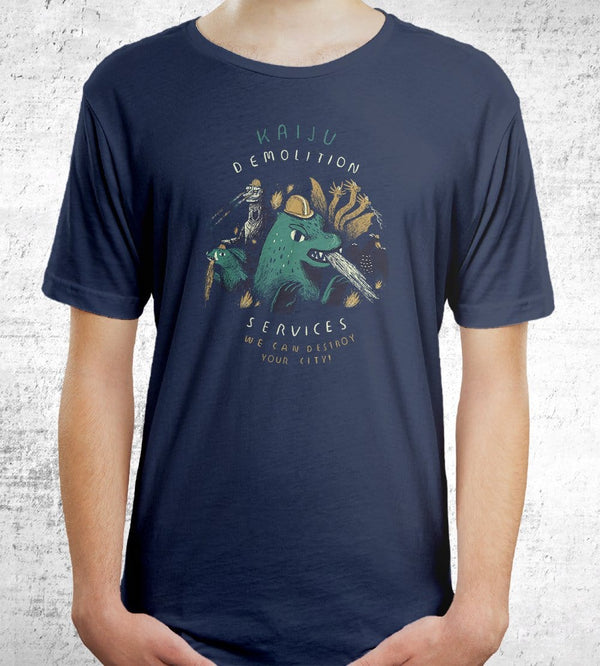 Kaiju Demolition T-Shirts by Louis Roskosch - Pixel Empire