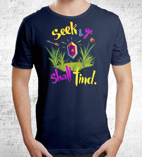 Seek & Ye Shall Find T-Shirts by Barrett Biggers - Pixel Empire