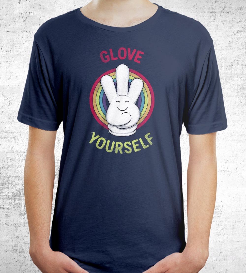 Glove Yourself T-Shirts by Daniel Teres - Pixel Empire