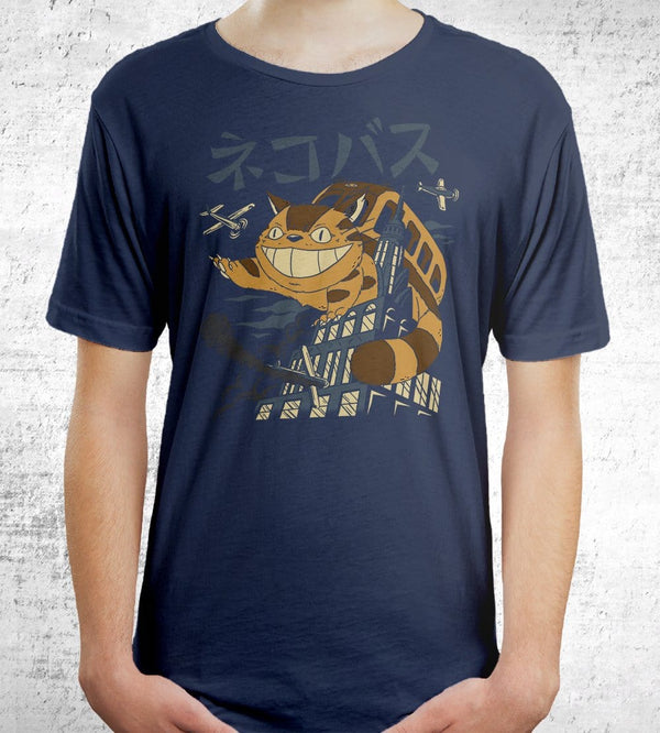 Cat Bus Kong T-Shirts by Vincent Trinidad - Pixel Empire