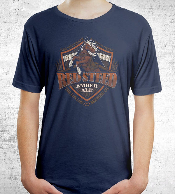 Red Steed Ale T-Shirts by Cory Freeman Design - Pixel Empire