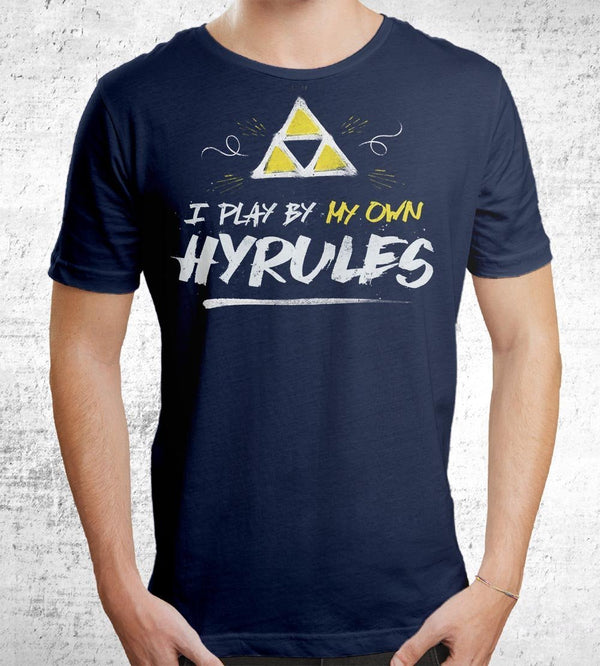 I Play By My Own Hyrules T-Shirts by Barrett Biggers - Pixel Empire