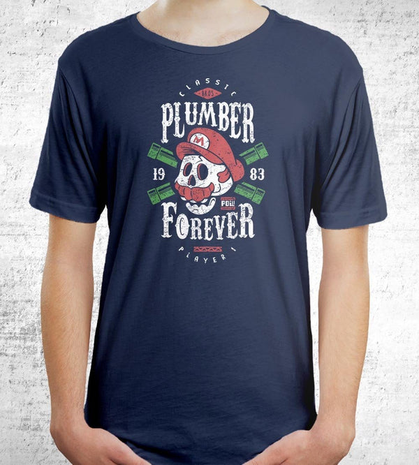 Plumber Forever T-Shirts by Olipop - Pixel Empire