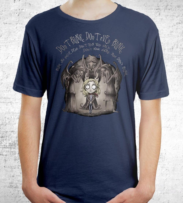 Don't Blink T-Shirts by Saqman - Pixel Empire