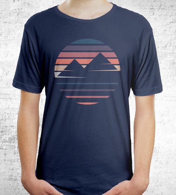 Foggy Mountains T-Shirts by Daniel Teres - Pixel Empire