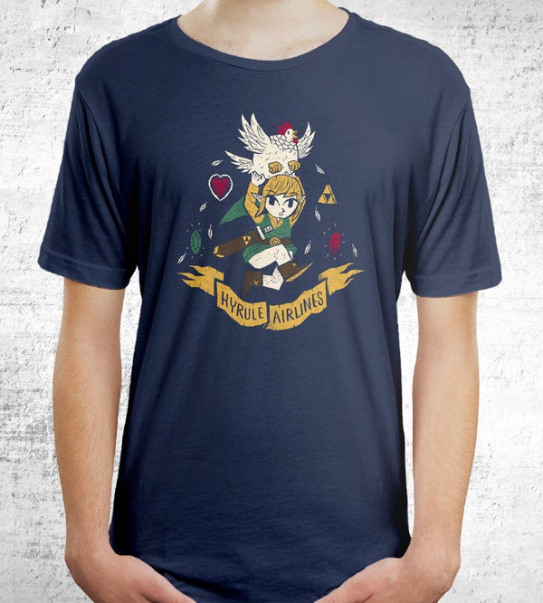 Hyrule Airlines T-Shirts by Louis Roskosch - Pixel Empire