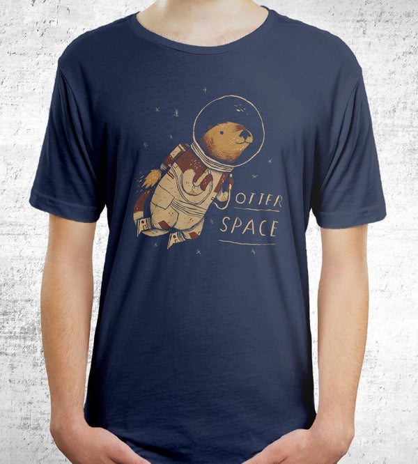 Otter Space T-Shirts by Louis Roskosch - Pixel Empire