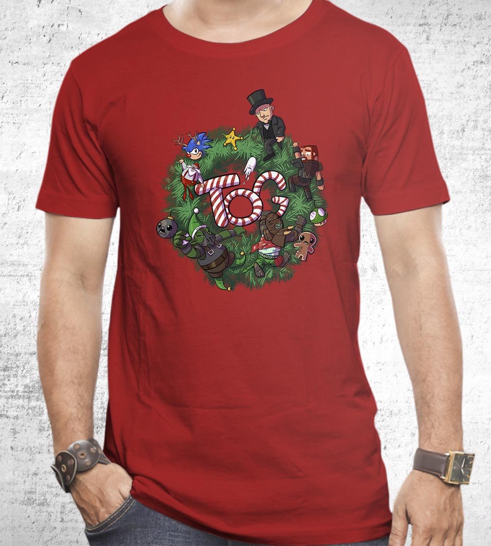 Christmas Wreathe T-Shirts by Tear of Grace - Pixel Empire