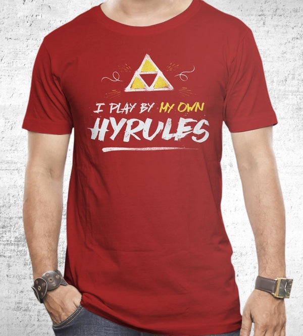 I Play By My Own Hyrules T-Shirts by Barrett Biggers - Pixel Empire
